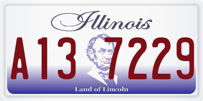 IL license plate A137229