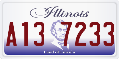 IL license plate A137233