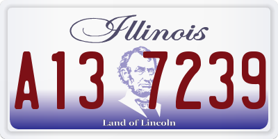 IL license plate A137239
