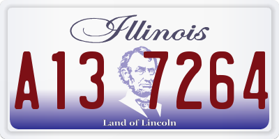 IL license plate A137264