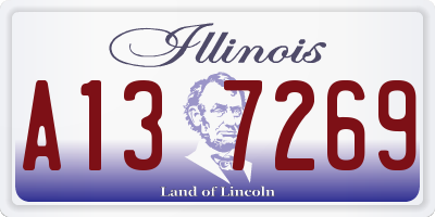 IL license plate A137269