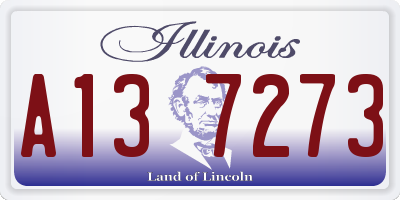 IL license plate A137273