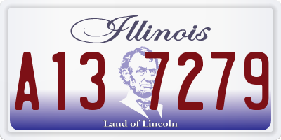 IL license plate A137279