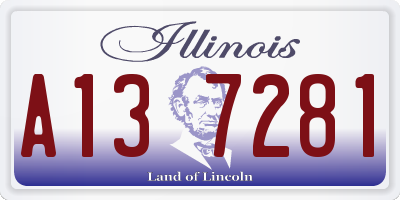 IL license plate A137281