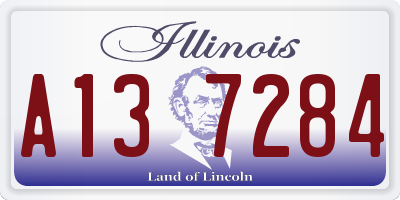 IL license plate A137284