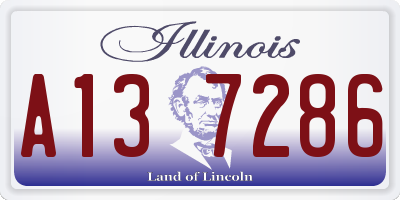 IL license plate A137286