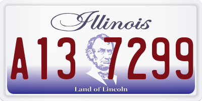 IL license plate A137299