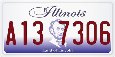 IL license plate A137306