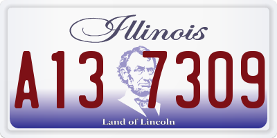 IL license plate A137309