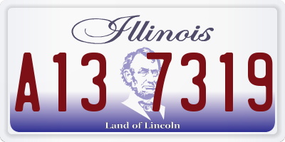 IL license plate A137319