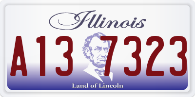 IL license plate A137323