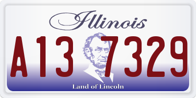 IL license plate A137329