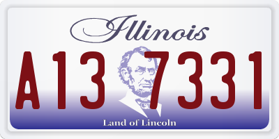 IL license plate A137331
