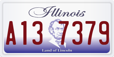 IL license plate A137379