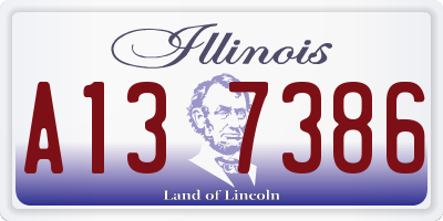 IL license plate A137386