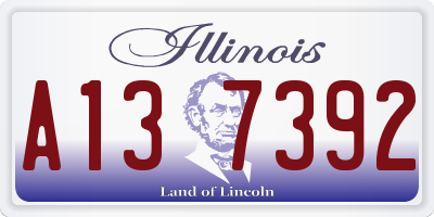 IL license plate A137392