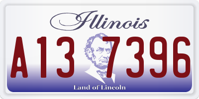 IL license plate A137396