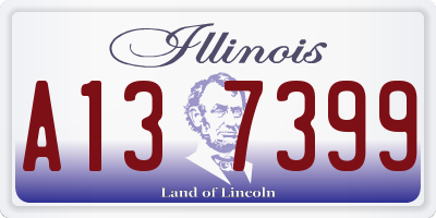 IL license plate A137399