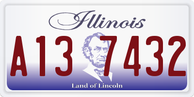 IL license plate A137432