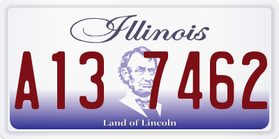 IL license plate A137462