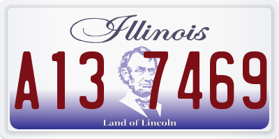 IL license plate A137469