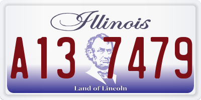 IL license plate A137479
