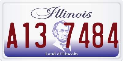IL license plate A137484