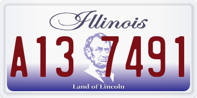 IL license plate A137491