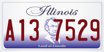 IL license plate A137529