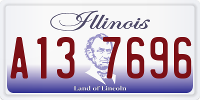 IL license plate A137696