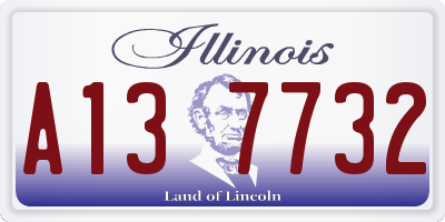 IL license plate A137732