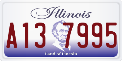 IL license plate A137995