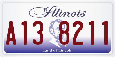 IL license plate A138211
