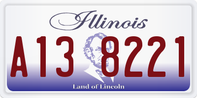 IL license plate A138221