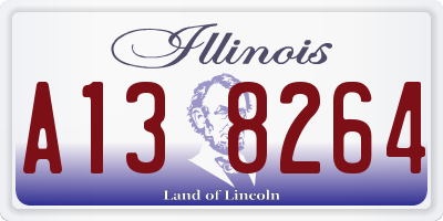 IL license plate A138264