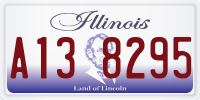 IL license plate A138295