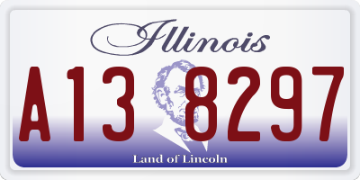 IL license plate A138297