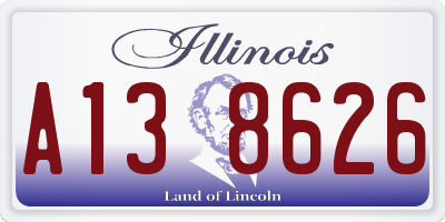 IL license plate A138626