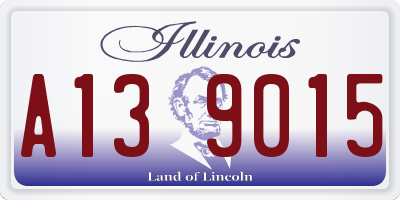 IL license plate A139015