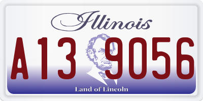 IL license plate A139056