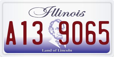 IL license plate A139065