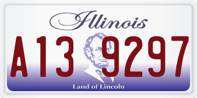 IL license plate A139297