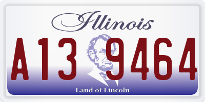 IL license plate A139464