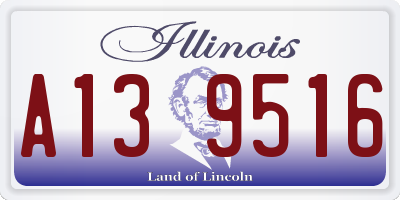 IL license plate A139516