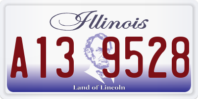 IL license plate A139528