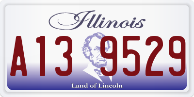 IL license plate A139529