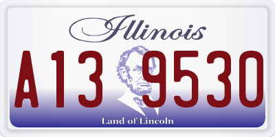 IL license plate A139530