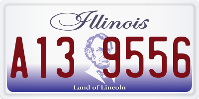 IL license plate A139556