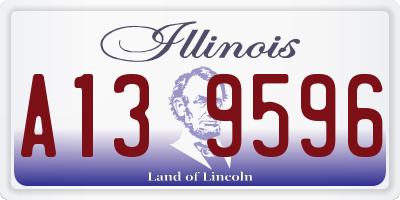 IL license plate A139596