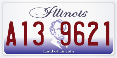 IL license plate A139621